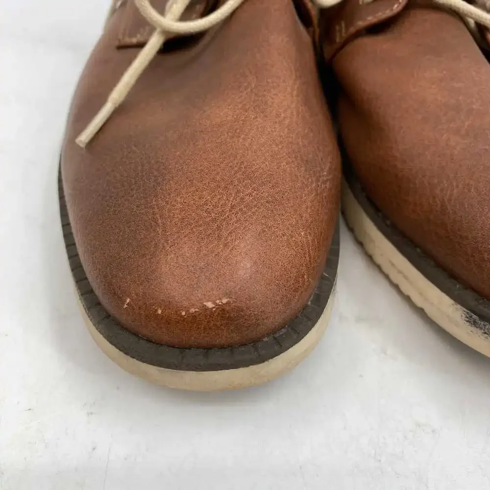 Dr. Scholl’s Brown Dress Shoes | Men’s Faux Leather Oxfords 8